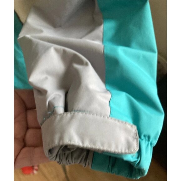Women’s BELOW ZERO Rain Jacket Size XL Rothschild Full Zip Blue Green Lined - Picture 5 of 13